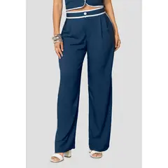 MARKETING PERSONAL - Pantalón Mujer Azul Profundo Mp 113934