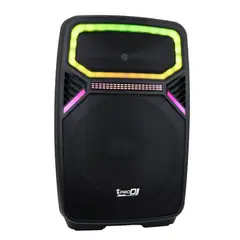 PRO DJ - Cabina activa 15″ PP14T-B biamplificada DSP USB Bluetooth 135W RMS