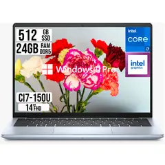 DELL - PORTATIL INSPIRON INTEL CORE I7-150U SSD 512GB RAM 24GB 14 FHD W11 PRO