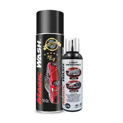 MAGIC WASH - Lavado en Seco 5en1 + Restaurador De Faros