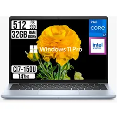 DELL - PORTATIL INSPIRON INTEL CORE I7-150U SSD 512GB RAM 32GB 14 FHD W11 PRO