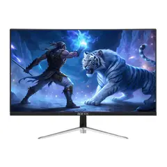 BOETEC - Monitor Gamer Curvo 24 Pulgadas HD 200Hz Tiempo de Respuesta 1ms Negro