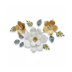 DECORIENTE - Cuadro Decorativo En Latón Floral 24013 Muran - Dorado