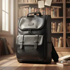 BOLSOS Y ACCESORIOS MB - BOLSO PARA ESTUDIO O TRABAJO ESTILO VINTAGE COLOR NEGRO