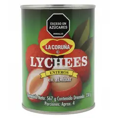 LA CORUÑA - Lychees Enteros en Almibar X 567g