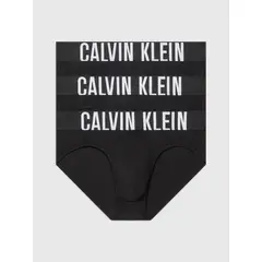 CALVIN KLEIN - Pack negro de 3 slips - Intense Power