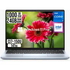 DELL - PORTATIL INSPIRON INTEL CORE I7-150U SSD 1TB RAM 24GB 14 FHD W11 PRO