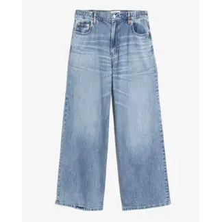 SEVEN SEVEN - Jean Wide Leg Tono Claro Para Mujer Azul