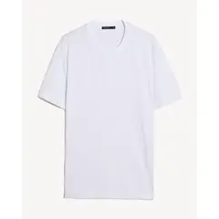 SEVEN SEVEN - Camiseta Regular Básica Para Hombre Blanco