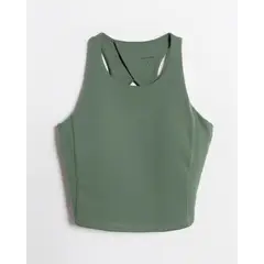 SEVEN SEVEN - Camiseta Deportiva Cut Out Para Mujer Verde