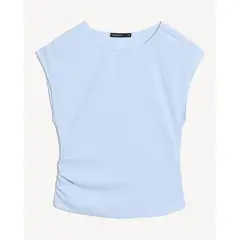 SEVEN SEVEN - Camiseta Para Mujer Manga Corta Cuello Redondo Color Celeste Marca #28099048
