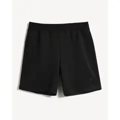 SEVEN SEVEN - Bermuda Deportiva Con Pretina Elástica Para Hombre Negro