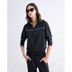 SEVEN SEVEN - Buzo Para Mujer Cuello Alto O Cuello Tortuga Color Negro Marca #28060461