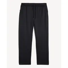 SEVEN SEVEN - Pantalón Recto Con Cordón Para Hombre Negro