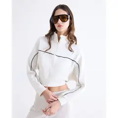 SEVEN SEVEN - Buzo Para Mujer Cuello Alto O Cuello Tortuga Color Crudo Marca #28060462