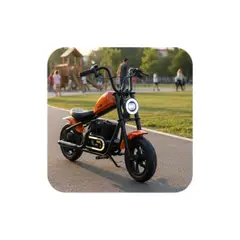 INFANTILES CAJUROMIX - Moto Eléctrica Urbana Con Diseño Clásico Y Faro Led