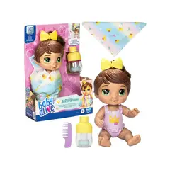 HASBRO - Baby Alive Burbujas Relajantes Sophia Sparkle Cabello Castaño