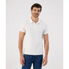 PATPRIMO - Polo En Tejido Acanalado  Para Hombre Blanco