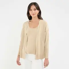 PAT PRIMO - Saco Para Mujer Abierto Color Café Marca Patprimo #30330610