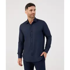 PATPRIMO - Camisa Para Hombre Manga Larga Con Bolsillo Cuello I Color Azul Marca #44017339