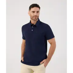 PATPRIMO - Polo Para Hombre Cuello Maquina Con Bolsillo Color Azul Marca #44117246