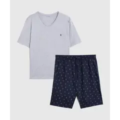 PATPRIMO - Pijama Para Hombre M/C P/C Color Gris Marca #44040249