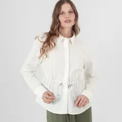 FDS - Blusa Cuello Camisero Manga Larga