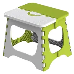 GENERICO - Silla Plegable Plástica Resistente Hogar Baño Exterior Verde