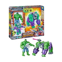 HASBRO - Figura Hulk & Gamma Smasher Mechstrike Mechasaurs