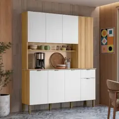 GENERICO - Alacena para Cocina Mueble Auxiliar Slow 8 Puertas 1 Cajon