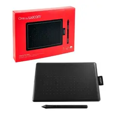 WACOM - Tableta Digitalizadora One CTL-672 Negra Y Roja