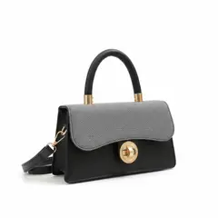 GENERICO - Bolso Mini Cleef Negro Para Mujer En Cuero Sintetico Excelente Calidad