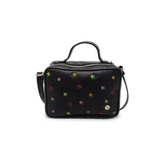 MACOLY - Bolso Manos Libres M401 Cuero bordado