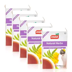 BADIA - SUPLEMENTO NATURAL TE BADIA/ COMBO X 5 CAJAS 100% NATURAL