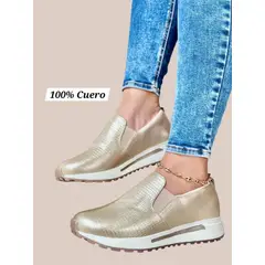 EVEGONZ - Zapato Casual en Cuero Babucha Alexa de Moda