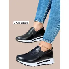 EVEGONZ - Zapato Casual en Cuero Babucha Alexa de Moda