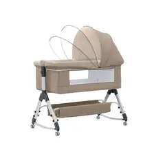 FRAGOLA KIDS - Cuna Colecho Bebe Con Mosquitero Mecedora Y Organizador 009 Beige