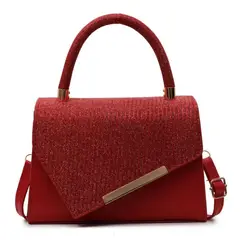 GENERICO - Bolso Mini Nuit Rojo Para Mujer En Cuero Sintetico Excelente Calidad