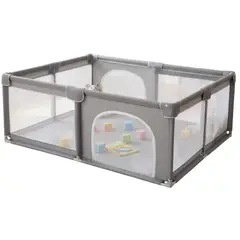 KIDSHOP - Parque Infantil Corral De Juegos Con 50 Pelotas CN-157 GRIS