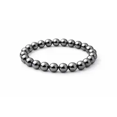 UBMD - Manilla Pulsera Hombre Acerina Negra 8mm