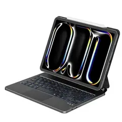 WIWU - Keyboard Magic para iPad 10.9 y 11 Air 4 y 6 generación 2024 Funda Con Teclado y Soporte magnético