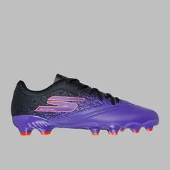 SKECHERS - Guayos Niño Razor 1.5 Youth FG - Morado - Fútbol - Césped natural