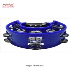 GENERICO - PANDERETA MICHE MEDIA LUNA AZUL