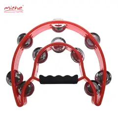 GENERICO - PANDERETA MICHE MEDIA LUNA ROJO