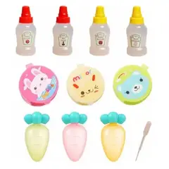 PLASTIRED - Kit Mini botellitas salsas para lonchera set