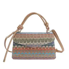 GENERICO - Bolso Mini Rainbow Beige Para Mujer En Cuero Sintetico De Excelente Calidad