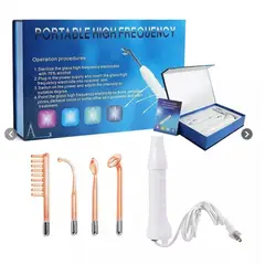 GENERICO - Alta Frecuencia Portátil Facial Y Corporal 4 Electrodos