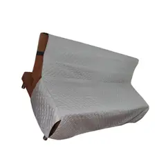 GENERICO - Protector Sofá Cama Sin Brazos 3 Puestos Doble Faz Gris