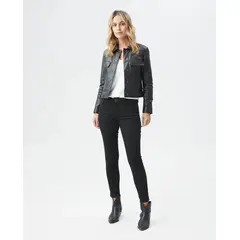 CHEVIGNON - Jean Negro para Mujer Bota Skinny Tiro Alto