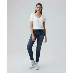 CHEVIGNON - Jean para Mujer Tiro Alto Bota Skinny Casual